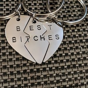 Best Bitches keychains